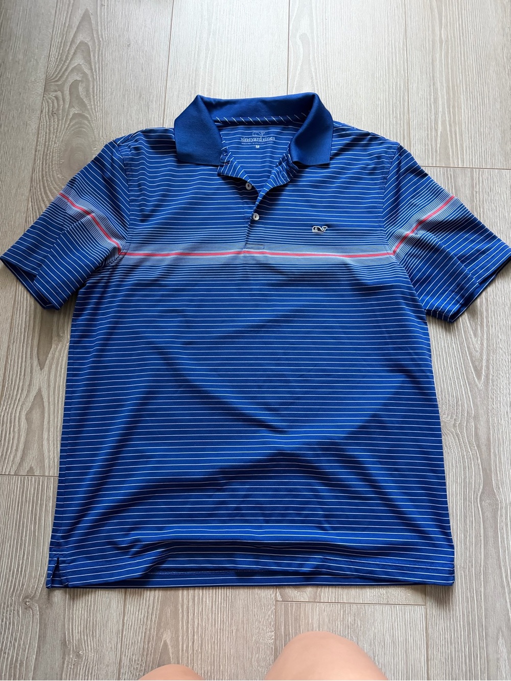 Vineyard vines Men’s Sankaty Striped Performance Wear Golf Polo Shirt preppy - Picture 1 of 4